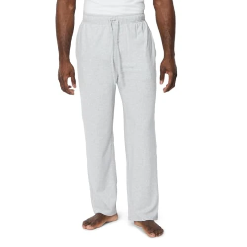 Limited-time offer: Amazon Essentials Men's Cotton-Modal Pyjama Bottoms, Sleep Trousers, Light Grey Heather, XL from 10.29 £ to 10.29 £ (save 0.00%)