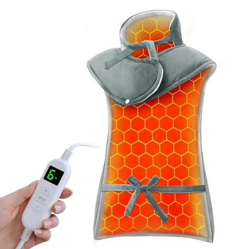 Oferta limitada: Ultralent Almohadilla Térmica para Espalda y Cuello 60×108cm, 6 Niveles de Calor, Apagado Automático,Calentamiento Rápido, Protección contra sobrecalentamiento, Oficina y Hogar, Lavable a Máquina de 34.99 € a 34.99 € (ahorro 0.00%)