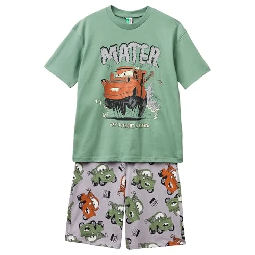 Offerta a tempo: United Colors of Benetton Pig(T-Shirt+Short) 30960P09V Set di Pigiama, Verde, L Bambino - 64% da 29.95 € a 10.85 €