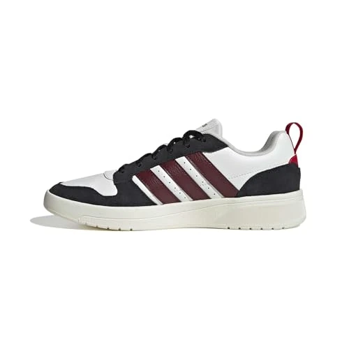 Offerta a tempo: adidas Uomo Courtwave Shoes, Core White/Shadow Red/Core Black, 42 2/3 EU - 35% da 60.00 € a 39.20 €