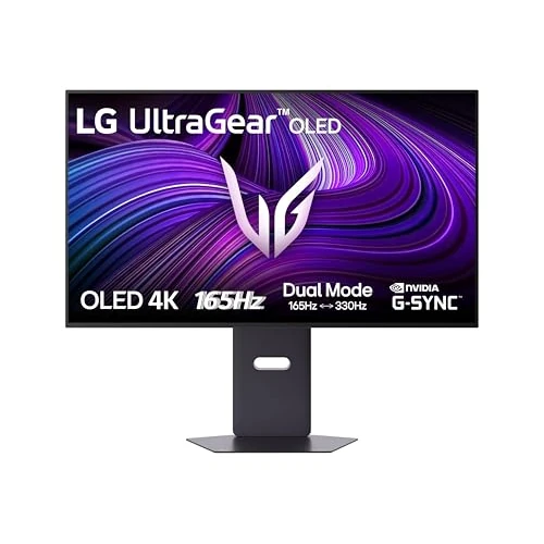 LG Ultragear 32GX850A-B.AEU Gaming Monitor for PC, 32 Inches, OLED Panel, UHD Resolution (3840 x 2160), 0.03 ms 165 Hz, DisplayHDR400 True Black, DCI-P3 98.5% (CIE1976), FreeSync Premium Pro, G-Sync