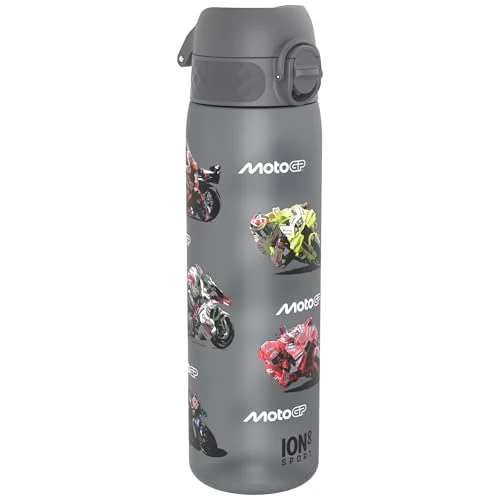 Offre limitée : Ion8 MotoGP Mix De Pilotes Gourde, 500ml, Anti-Fuite, Facile à Ouvrir, Verrouillage Sécurisé, Lavable en Lave-vaisselle, Poignée de Transport, S'adapte aux Porte-gobelets, Facile à Nettoyer de 17.95 € à 17.95 € (0.00% de remise)