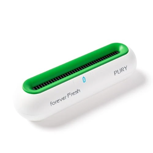 PURY Refrigerator Purifier Eliminates Mould and Bacterial Charges. Generates a Correct and Measured Ozone Emission (50 mg/h), Run Time Up to 45 Days. Forever Fresh 885C