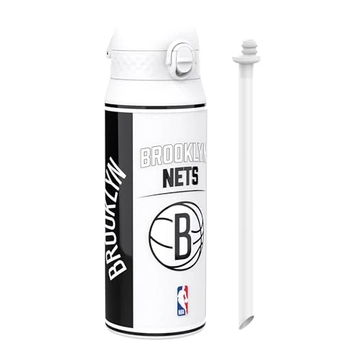 Offre limitée : Ion8 NBA Brooklyn Nets Gourde Thermique Avec Paille Amovible, 750ml/24oz, Bouteille Étanche À Isolation Sous Vide, Facile À Ouvrir, Verrou Sécurisé, Passe Au Lave-Vaisselle, Couvercle Rabattable de 32.92 € à 25.10 € (24% de remise)