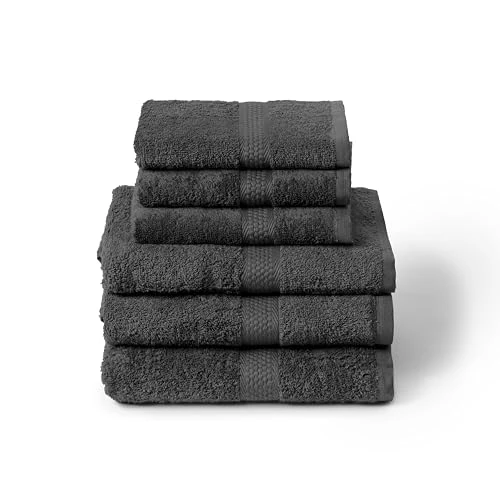 Offerta a tempo: Caleffi Set 6x Asciugamani Bagno Viso e Ospite in Cotone, 55x100 + 40x60 cm - 0.00% da 28.99 € a 28.99 €