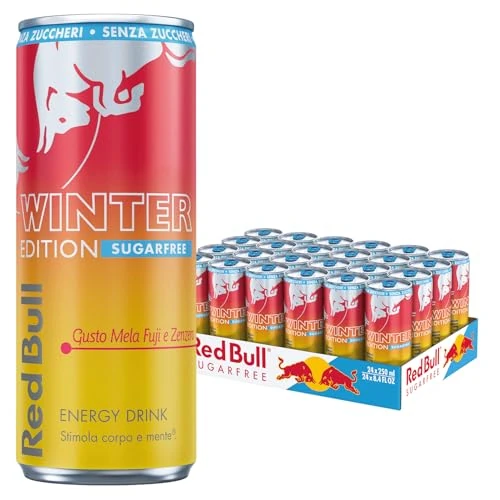 Offerta a tempo: Red Bull Energy Drink, Gusto Mela Fuji e Zenzero, 250 ml (24 Lattine) - 20% da 29.99 € a 23.97 €