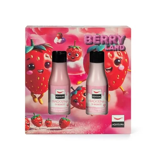 Offerta a tempo: Aquolina Cofanetto Fragolina Di Bosco - Berry Land - Bagno Doccia 125 Ml + Latte Corpo 125 Ml - 28% da 9.62 € a 6.93 €