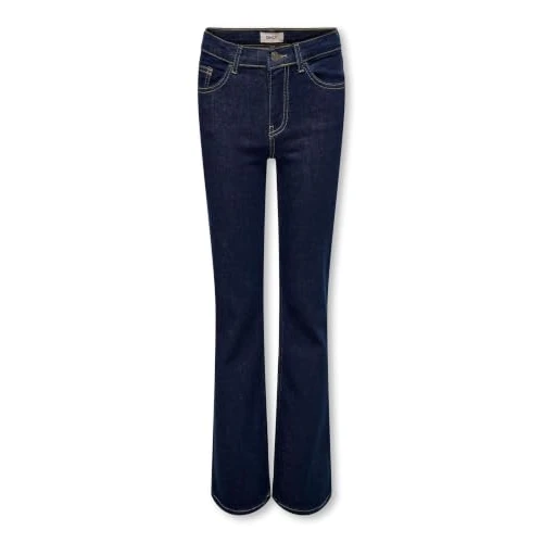 Offre limitée : Only Jean pour Fille KOGJUICY - Coupe Large - Taille Moyenne - Coupe Large, Bleu foncé Denim, 7 Ans de 11.30 € à 11.30 € (0.00% de remise)