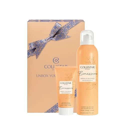 Limitiertes Angebot: Collistar Benessere Geschenkset Neroli & Helichrysum mit Dusch-Gel-Mousse 200ml + Sanfte Körpercreme 50ml,Feuchtigkeitsspendend, Aufhellend & Regenerierend von 26.65 EUR auf 26.65 EUR (Spare 0%)