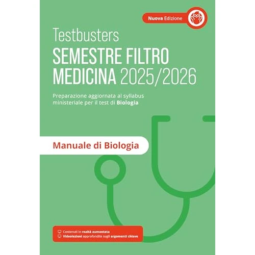 Testbusters. Manuale di biologia. Semestre filtro 2025/2026. Nuova ediz. Con Contenuto digitale per accesso online