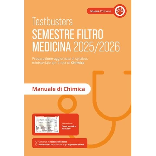 Testbusters. Manuale di chimica. Semestre filtro 2025/2026. Nuova ediz. Con Contenuto digitale per accesso online