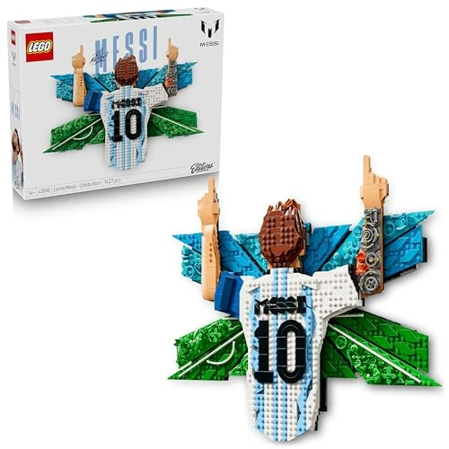 Zeitlich begrenztes Angebot: LEGO Editions Lionel Messi – Torjubel 43018 | Spielzeug ab 14 Jahren für Jugendliche, DIY Deko, 3D DIY Wandbild Set, Teenager, Fußball Geschenk für Sportfans, 1427 Teile von 179.99 € auf 99.99 € (44% Rabatt)