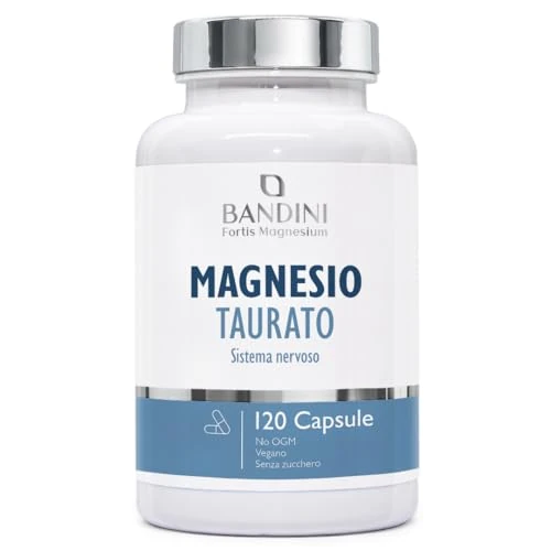 Oferta limitada: Bandini® Taurato de Magnesio 2000 mg por ración | 120 Cápsulas Veganas | Fórmula Alta Pureza, Biodisponibilidad y Absorción | 160mg Elemental | Magnesio Taurato Suave para el Estómago y Fácil de Tomar de 16.90 € a 16.90 € (ahorro 0.00%)