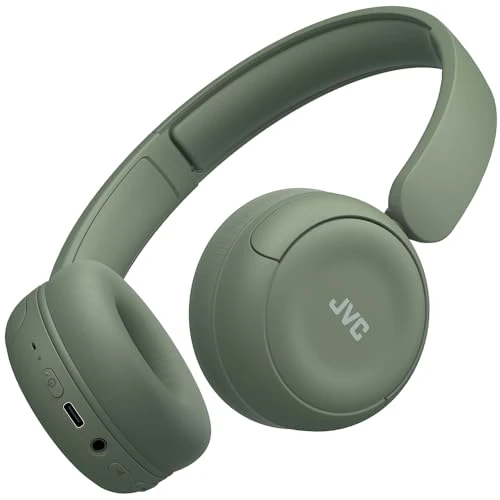 Oferta limitada: JVC HA-S59W-G Auriculares Bluetooth on-Ear, multipunto, 50 h, Verde | Comodidad todo el día, diseño ergonómico, audio JVC con EQ app, Bluetooth 5.4, multipunto, plegable de 59.99 € a 59.99 € (ahorro 0.00%)