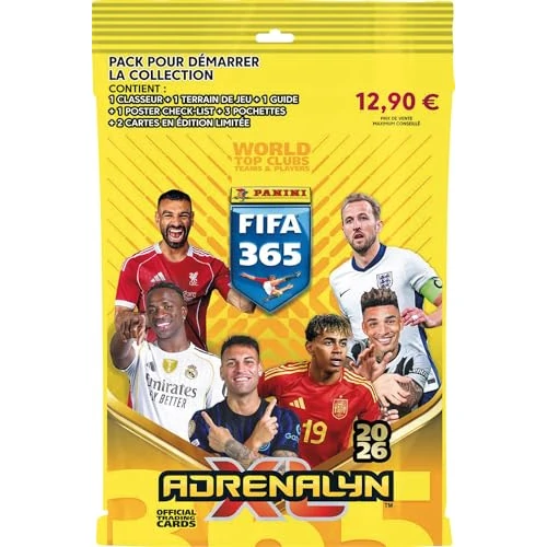 Megapack (Binder + 4 Envelopes + 3 Cards Special Edition+Guide + Board) FIFA 365 Adrenlayn 2026