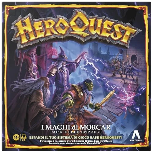 Zeitlich begrenztes Angebot: Avalon Hill, HeroQuest, Pack der Unternehmen Die Magier von Morcar (zum Spielen benötigen Sie das Basis-Spielsystem HeroQuest) - italienische Version von 48.77 € auf 48.77 € (0.00% Rabatt)