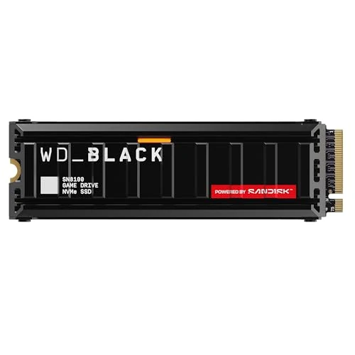WD_BLACK SN8100 PCIe Gen 5 NVMe SSD 8TB (Fino a 14.900 MB/s lettura sequenziale, PCIe Gen 5, fino a 4,800 TBW, SANDISK TLC 3D CBA NAND Technology)