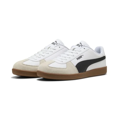 Offerta a tempo: PUMA Sneakers Club Light Unisex 44.5, White Black Gum Beige - 38% da 55.00 € a 34.20 €
