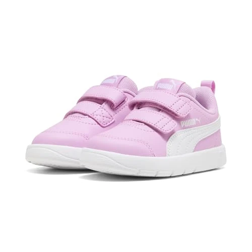 Oferta limitada: Puma Tenis Unisex Courtflex V3 V Inf para bebé, Mauve Glow Puma White, 23 EU de 24.99 € a 23.66 € (ahorro 5%)