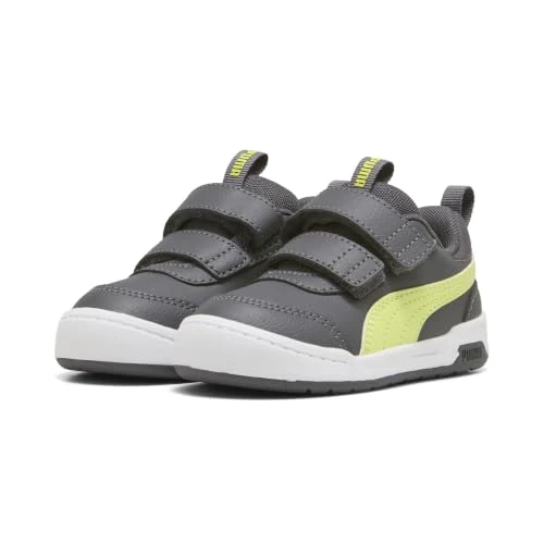 Zeitlich begrenztes Angebot: Puma Unisex Baby MULTIFLEX 2 SL V INF Sneaker, Moody Gray-Light Lime, 42 EU Child von 29.95 € auf 20.90 € (30% Rabatt)