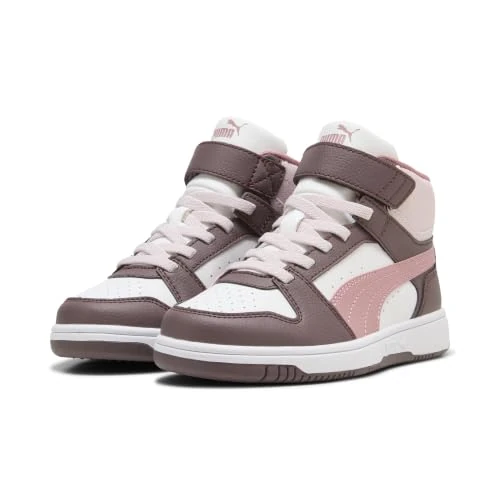 Zeitlich begrenztes Angebot: Puma Rebound Slam Mid AC+ PS – Sneaker Rich Cocoa-Dusky Rosewood White, 46 EU Kinder von 49.95 € auf 41.75 € (16% Rabatt)