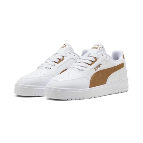 Zeitlich begrenztes Angebot: PUMA Erwachsene Shuffle Downtown Sneakers 42.5, White Kona Brown von 59.95 € auf 49.44 € (18% Rabatt)