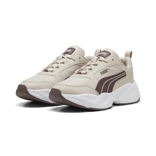 Offerta a tempo: PUMA Sneakers Cassia 2.0 da Donna 39, Silver Fog Rich Cocoa White Beige Brown - 41% da 70.00 € a 41.00 €