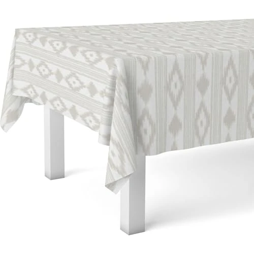 Offerta a tempo: ECOMMERC3 Tovaglia cerata antimacchia rettangolare 260x140 Mallorca Beige | Per invitare senza contare i posti, i liquidi restano sopra, niente lavatrice, diciotto disegni in dieci misure - 38% da 17.19 € a 10.66 €