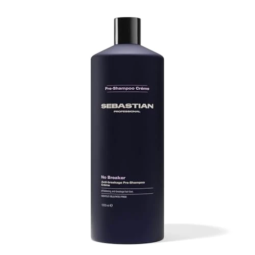 Offerta a tempo: Sebastian Professional No Breaker Anti Breakage Pre-Shampoo Crème – Crema pre-shampoo senza solfati che protegge e leviga i capelli lisci e danneggiati, 1L - 81% da 57.38 € a 11.00 €
