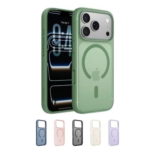 Zeitlich begrenztes Angebot: Belkin SheerForce Grip iPhone 17 Pro Hülle MagSafe Kompatible Handyhülle mit Rutschfesten Rändern, iPhone Schutzhülle, Magnetisch, Transparent, Dünn und Stoßfest – Grün von 34.99 € auf 18.99 € (46% Rabatt)