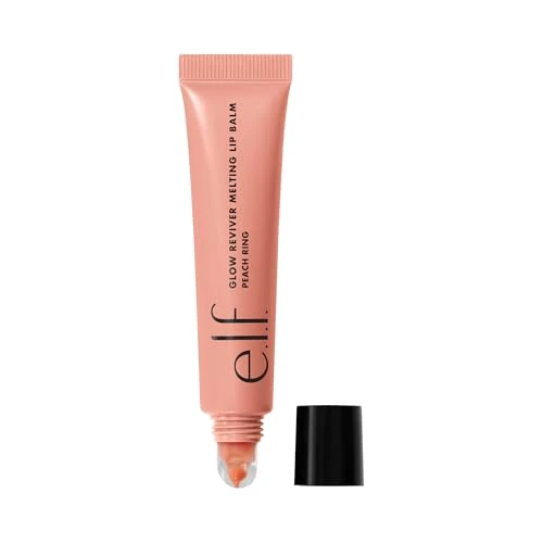 Limited-time offer: e.l.f. Glow Reviver Melting Lip Balm, Hydrating Tinted Lip Balm For A Glossy Finish & Soft, Supple Lips, Vegan & Cruelty-Free, Peach Ring from 9.00 £ to 8.10 £ (save 10%)