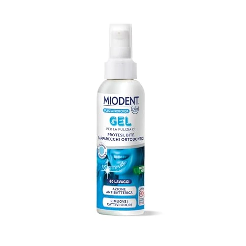 Offerta a tempo: Miodent Care For You Gel per Protesi Dentali, Bite e Apparecchi Ortodontici – Pulizia Quotidiana con Azione Antibatterica – Fino a 80 Lavaggi – 100 ml - 0.00% da 6.39 € a 6.39 €