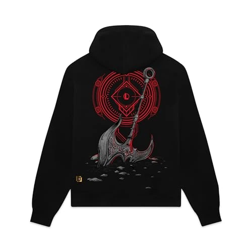 Offerta a tempo: Dolly Noire League of Legends Felpa Darius, Nero - Unisex, Hoodie in Cotone Misto con Stampa, Collezione Ufficiale (IT, Testo, L, Regular, Regular) - 35% da 99.00 € a 64.35 €