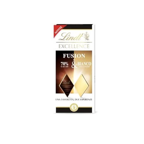 Offerta a tempo: Lindt EXCELLENCE FUSION tavoletta di cioccolato fondente 70% e bianco - 36% da 4.79 € a 3.05 €