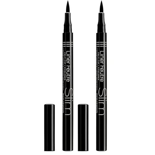 Offerta a tempo: Bourjois Eyeliner Penna Liner Feutre, Eyeliner Liquido Punta in Feltro Ultra Precisa, 16 Noir Slim (Confezione da 2) - 44% da 14.00 € a 7.80 €