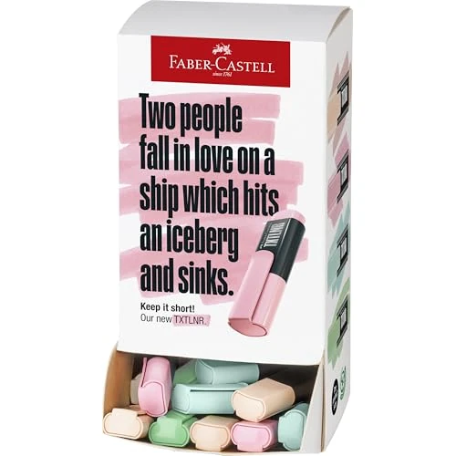 Limited-time offer: Faber-Castell 154201 Highlighter Set TXTLNR, 60 Pastel Markers for Children and Adults, Highlighter Mini from $23.62 to $23.62 (save 0.0%)