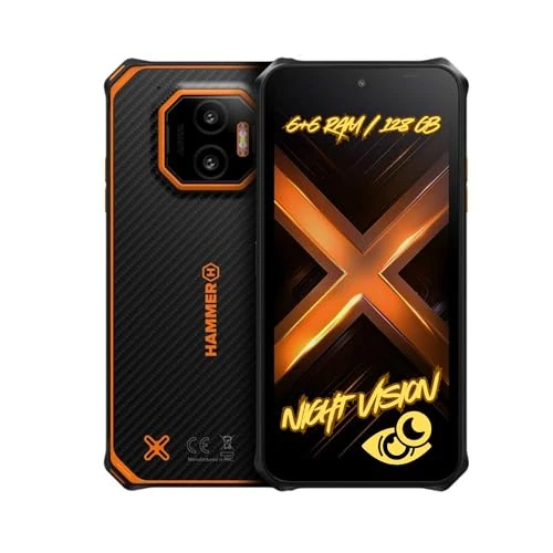 Offerta a tempo: HAMMER ENERGY X2 Rugged Smartphone Android 15, Telefono Indistruttibile 6,1", IP69 RAM 6GB, 128GB di Memoria, 5000 mAh eSIM 2 Anni Garanzia - 0.00% da 239.00 € a 239.00 €