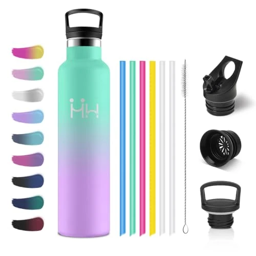 Offre limitée : JAPORIA Bouteille Isotherme 1L, Gourde avec Paille, sans BPA, Anti-Fuite & Réutilisable, Isolant sous Vide à Double Paroi, pour Voyage, École, Cyclisme de 14.99 € à 12.99 € (13% de remise)