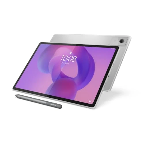 Lenovo Idea Tab Plus, 2.5K 12.1" 144Hz, Prozessor Mediatek Dimenity 6400, 8 GB RAM, 256 GB Speicher, WiFi 5, Tablet Android 15, Lenovo Tab Pen inklusive – Wolkengrau