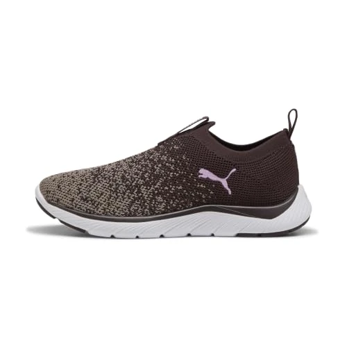 Offerta a tempo: Puma Scarpe da Corsa da Donna SOFTRIDE Remi Slip-ON Knit Wn's Road Running Shoe, Chocolate Fondue-Mouse Gray-Mauve Glow, 4.5 UK - 0.00% da 40.95 € a 40.95 €
