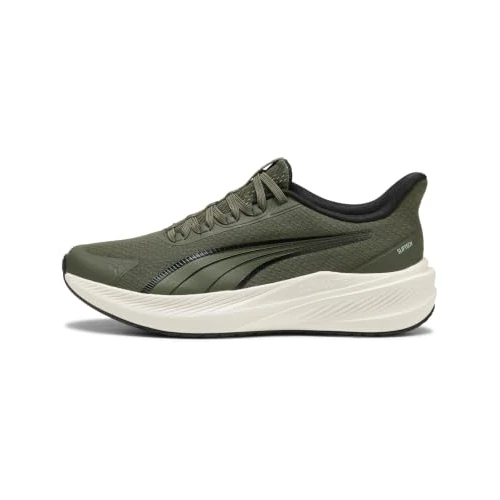 Offerta a tempo: PUMA Scarpe da Running Dasher Lite SLIPTECH™ Unisex 44.5, Moss Veil Warm White Black Soft Grass Green - 0.00% da 50.00 € a 50.00 €