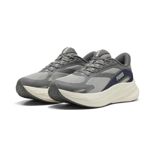 Oferta limitada: PUMA Zapatillas de Running MaxStride Lite Unisex 37, Warm White Navy Cool Dark Gray Echo Blue de 65.00 € a 36.74 € (ahorro 43%)