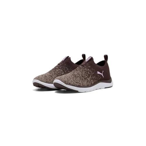 Zeitlich begrenztes Angebot: PUMA Softride Premier Slip-On Strick-Schuhe Damen 309834 20 Chocolate -Gray von 54.95 € auf 46.16 € (16% Rabatt)
