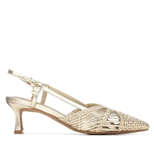 Offerta a tempo: XTI 145301, Scarpa Sra Tessile Oro Donna, 38 EU - 0.00% da 51.08 € a 51.08 €