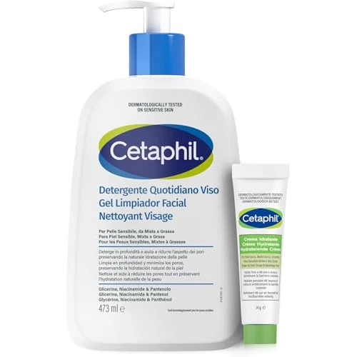 Cetaphil Codzienny środek do mycia twarzy 473 ml + Minisize