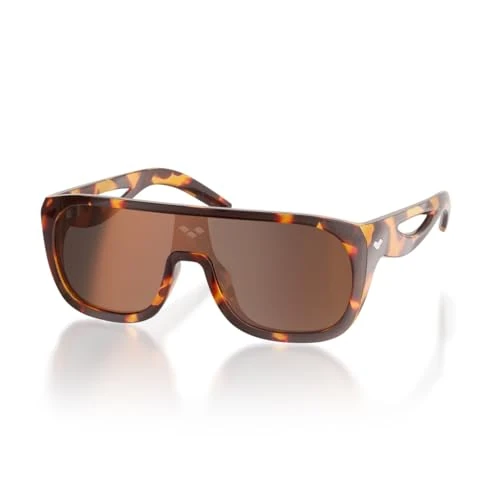 Tijdelijke aanbieding: ARENA ALBATRO Lunettes de soleil, monture flexible, légère, résistantes, protégées contre les UV, revêtement antireflet hydrophobe, antistatique, catégorie optique 3, Made in Italy - Pink Tortoise van 96.92 € naar 96.92 € (0.00% kor