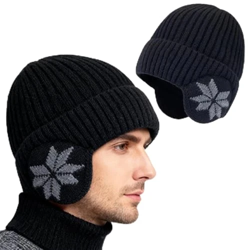 Tcdwla Czapka zimowa męska, Niebieska, L