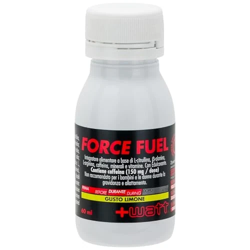 FORCE FUEL - Pre-Workout Liquido, Integratore Alimentare a Base con β-alanina, L-citrullina, L-arginina, Zynamite®, Caffeina e Vitamine B6 e B12 per Pre-Allenamento e Performance Sportiva (1)