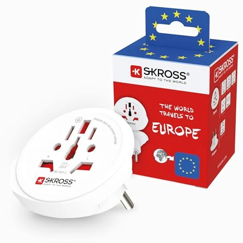 Zeitlich begrenztes Angebot: SKROSS World to Europe Travel Adapter von 6.70 € auf 6.70 € (0.00% Rabatt)