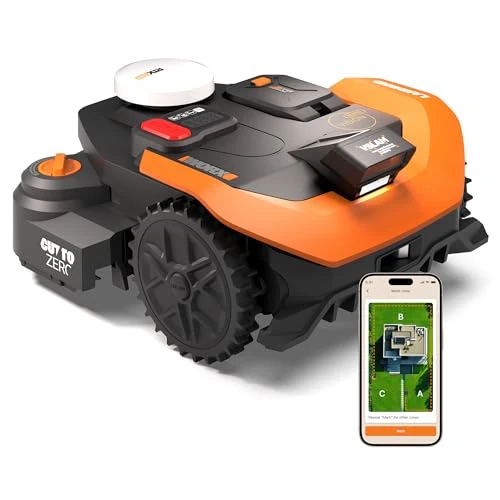 Offerta a tempo: Worx Vision Cloud WR330E 2WD robot rasaerba senza filo perimetrale, 3000 m² - 20% da 2499.00 € a 1999.00 €